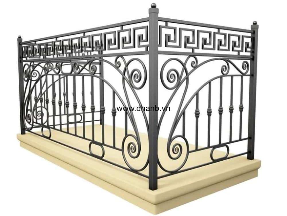lan can sắt mỹ thuật dha railing